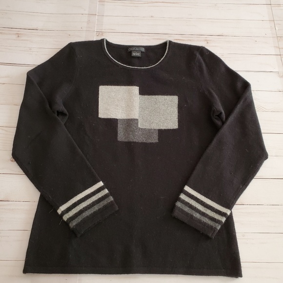 Lauren Hansen Black Cashmere Sweater 